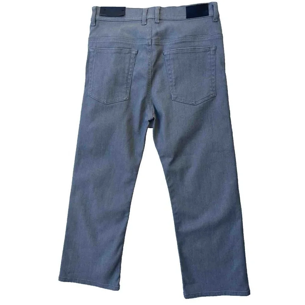 DIESEL Black Gold Women's Gray Type-1740 5 Pockets Crop Jeans Size 26 - Picture 2 of 15